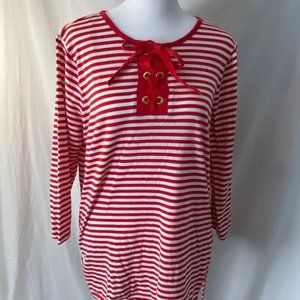 Michael Kors Shirt Stripes Nautical Large